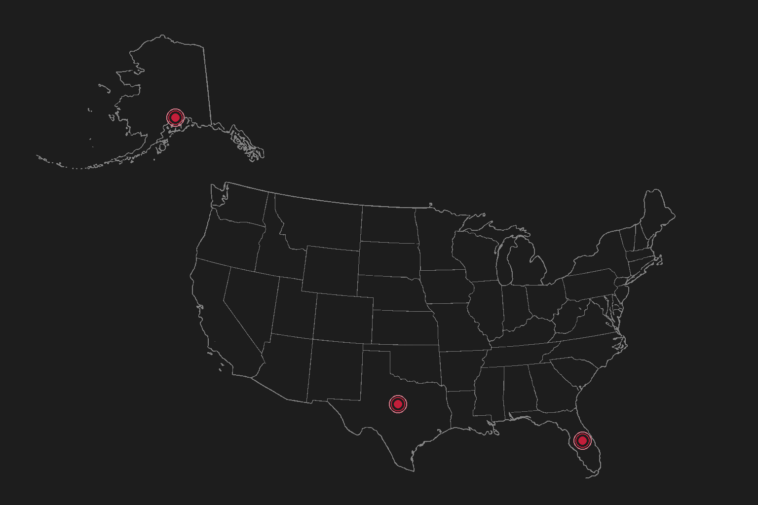 Spartan X Corp locations across the United States